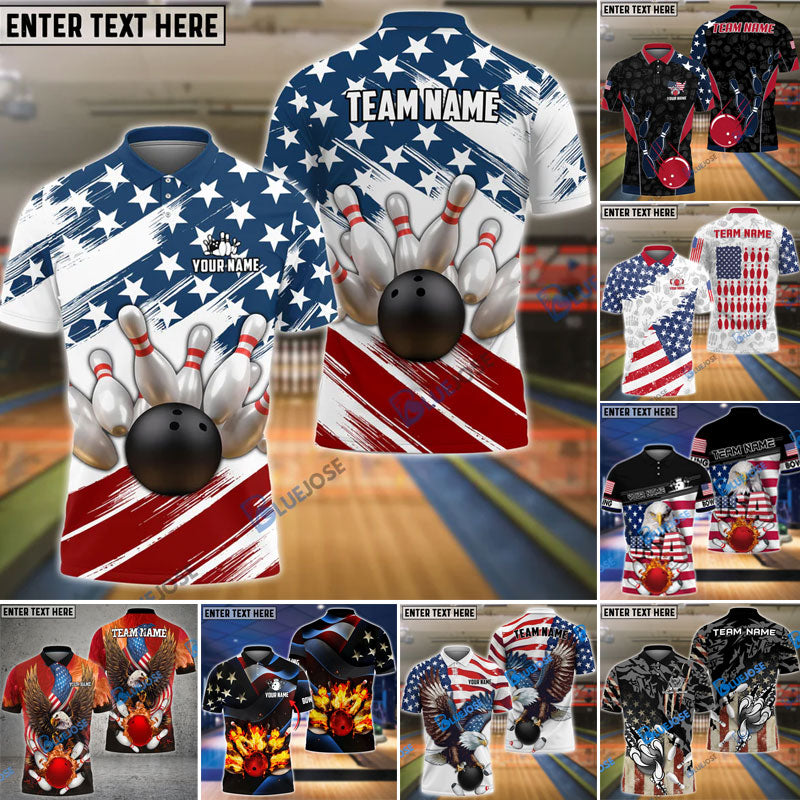 USA Flag Bowling Collection