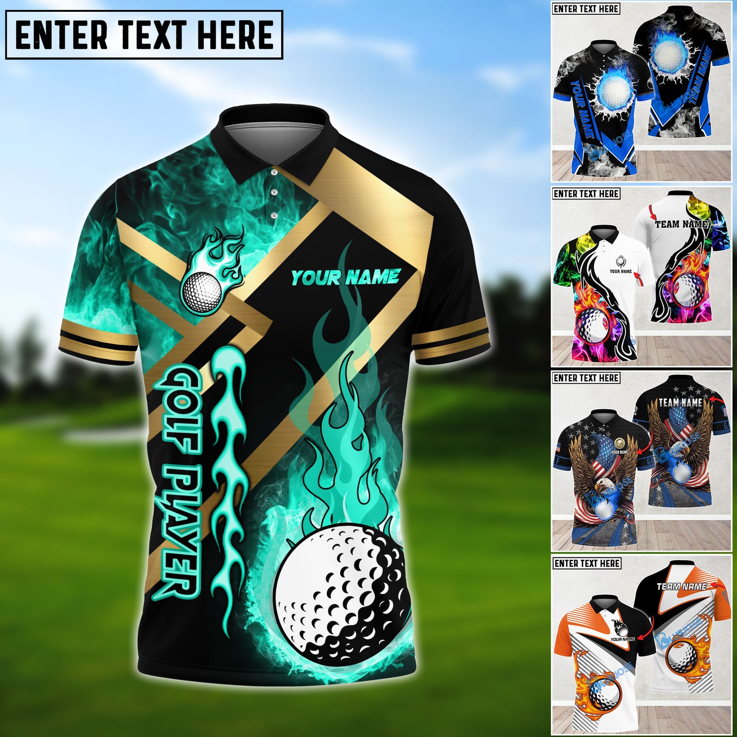 Polo Shirt For Golf Lovers