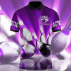 BlueJose Bowling Ball And Pins Classic Multicolor Customized Name 3D Polo Shirt
