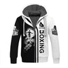 BlueJose Custom Name Jesus In My Heart, Boxing In My Veins 3D Hoodie