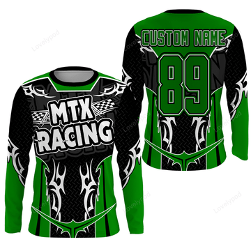 BlueJose Personalized Motorcycle Dirt Bike Motocross Off-Road Riders Racewear