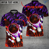 BlueJose Bowling And Pins Supersonic Speed Customized Name 3D Shirt (4 Colors)