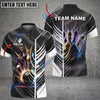BlueJose Bowling And Pins Thunder Customized Name 3D Shirt (6 Colors)