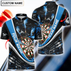 BlueJose  Flaming Magma Darts Personalized Name, Team Name Shirt (4 Colors)