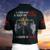 BlueJose Premium Jesus 1 3D Polo All Over Printed