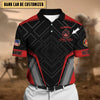 BlueJose Premium Honor The Fallen US Veteran Polo Shirt