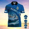 BlueJose Premium U.S Navy Veteran Polo Shirt
