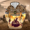 BlueJose Premium U.S. Army Veteran Zip Hoodie