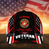 BlueJose Premium U.S Multiple Service Veteran 3D Cap PVC260403
