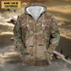 BlueJose Premium Personalised US Veteran Zip Hoodie Fleece