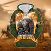BlueJose Unique All Gave Some US Veteran Zip Hoodie