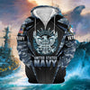 BlueJose Unique Camo Soldiers US Veteran Zip Hoodie