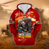 BlueJose Unique All Gave Some US Veteran Zip Hoodie