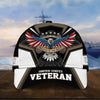 BlueJose Premium Land Of The Free U.S. Veteran 3D Cap NPVC110701