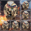 BlueJose Premium Honoring All Who Served US Veteran Zip Hoodie