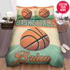 BlueJose Personalized Basketball Play For Victory Custom Name Duvet Cover Bedding Set