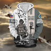 BlueJose Premium Honoring All Who Served US Veteran Zip Hoodie