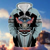 BlueJose Premium Freedom Is Not Free US Veteran Zip Hoodie