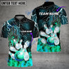 BlueJose Bowling And Pins Electro And Pyro Customized Name 3D Shirt (6 Colors)