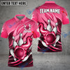 BlueJose Bowling And Pins Fire Storm Customized Name 3D Shirt ( 6 Colors)