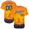BlueJose Custom 3D Pattern Halloween Horror Night Baseball Jersey