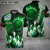 BlueJose Bowling And Pins Solar Heat Customized Name 3D Shirt (6 Colors)