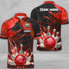 BlueJose Bowling And Pins Thunder Break Multicolor Personalized Name, Team Name 3D Shirt