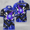 BlueJose Bowling And Pins Abstract Grunge Texture Multicolor Personalized Name, Team Name 3D Shirt