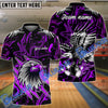 BlueJose Bowling And Pins Soaring Eagle Customized Name 3D Shirt (6 Colors)