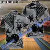 BlueJose Bowling And Pins Star Back To School Multicolor Customized Name 3D Shirt (4 Colors)