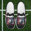 BlueJose Billiards Ball 8 Pool Smoke US Flag Mesh Dude Shoes