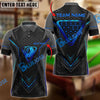 BlueJose Billiards 8 Metal Personalized Name, Team Name Unisex Shirt (4 Colors)