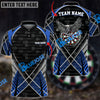 BlueJose Darts Eagle Cross Pattern Personalized Name, Team Name Shirt ( 6 Colors)