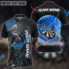 BlueJose Darts Moon Samurai Personalized Name, Team Name Shirt (4 Colors)