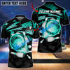 BlueJose Bowling And Pins Lightning Point Strike Customized Name 3D Shirt (6 Colors)