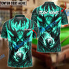 BlueJose Billiards Ball 8 Lucifer Devil Personalized Name, Team Name Shirt (6 Colors)