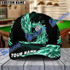 BlueJose Billiards Ball 8 Breath Of Ice Personalized Name Cap (6 Colors)