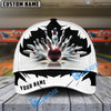 BlueJoses Bowling And Pins Ice Age Multicolor Personalized Name Cap