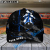 BlueJoses Bowling And Pins Strike The Blood Multicolor Personalized Name Cap
