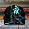 BlueJoses Bowling And Pins Strike The Blood Multicolor Personalized Name Cap