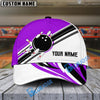 BlueJoses Bowling And Pins Dancing Strike Multicolor Personalized Name Cap