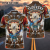 BlueJose Darts Native American Skull Personalized Name, Team Name Shirt