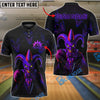 BlueJose Bowling Jester Strike Customized Name, Team Name 3D Shirt (4 Colors)