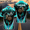 BlueJose Darts Lightning Dartboard Character Customized Name, Team Name 3D Shirt (4 Colors)