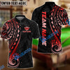 BlueJose Billiards 8 Ball Maori Gold Personalized Name, Team Name Unisex Shirt (4 Colors)