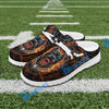 BlueJose Billiards 8-Ball Pitbull Flame Chain Mesh Dude Shoes (4 Colors)