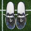 BlueJose Billiards 8 Ball Black Stains Grunge Mesh Dude Shoes (5 Colors)