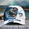 BlueJose Fishing Blue Lava Classic Fin Personalized Cap (11 Breeds)