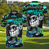 BlueJose Smile & Swing Urban Golf Polo Shirt Customized Name, Team Name 3D Shirts (4 Colors)