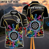 BlueJose Darts Awareness Ribbons Black And White Personalized Shirt (2 Colors)